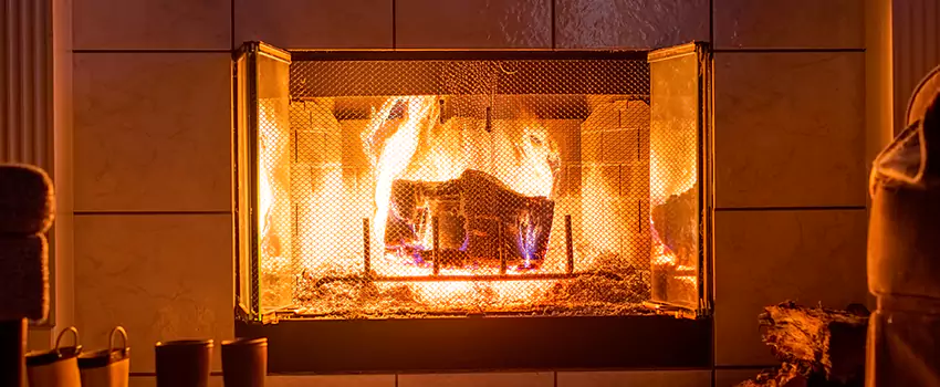 Mendota Hearth Landscape Fireplace Installation in Fairview Park, Ohio