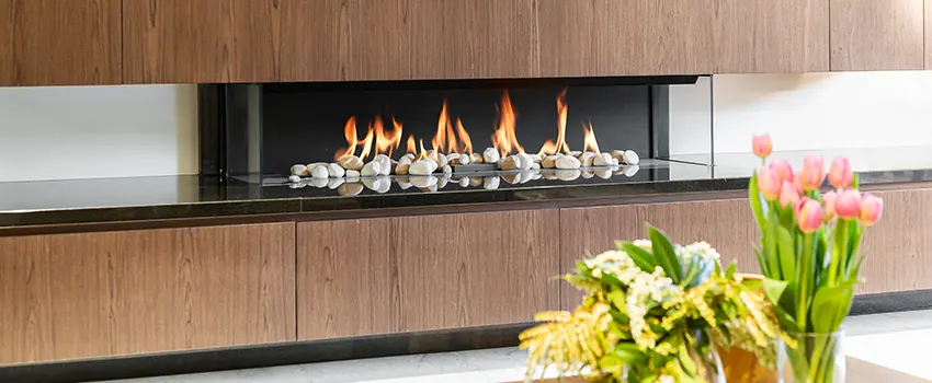Double-height Fireplace Design Refurbishment in Fairview Park, Ohio